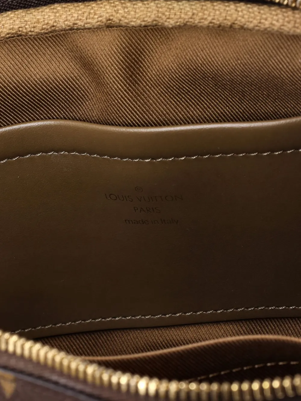 Pre-owned Louis Vuitton Utility Monogram Canvas Crossbody Bag In Brown