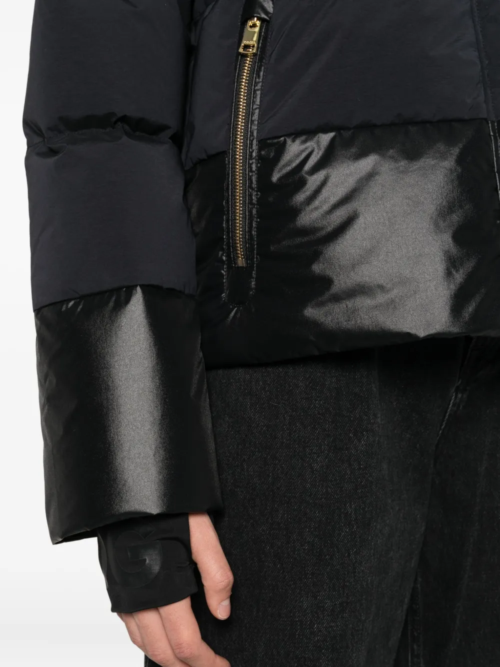 BOGNER Maja-D jack met capuchon en rits Zwart