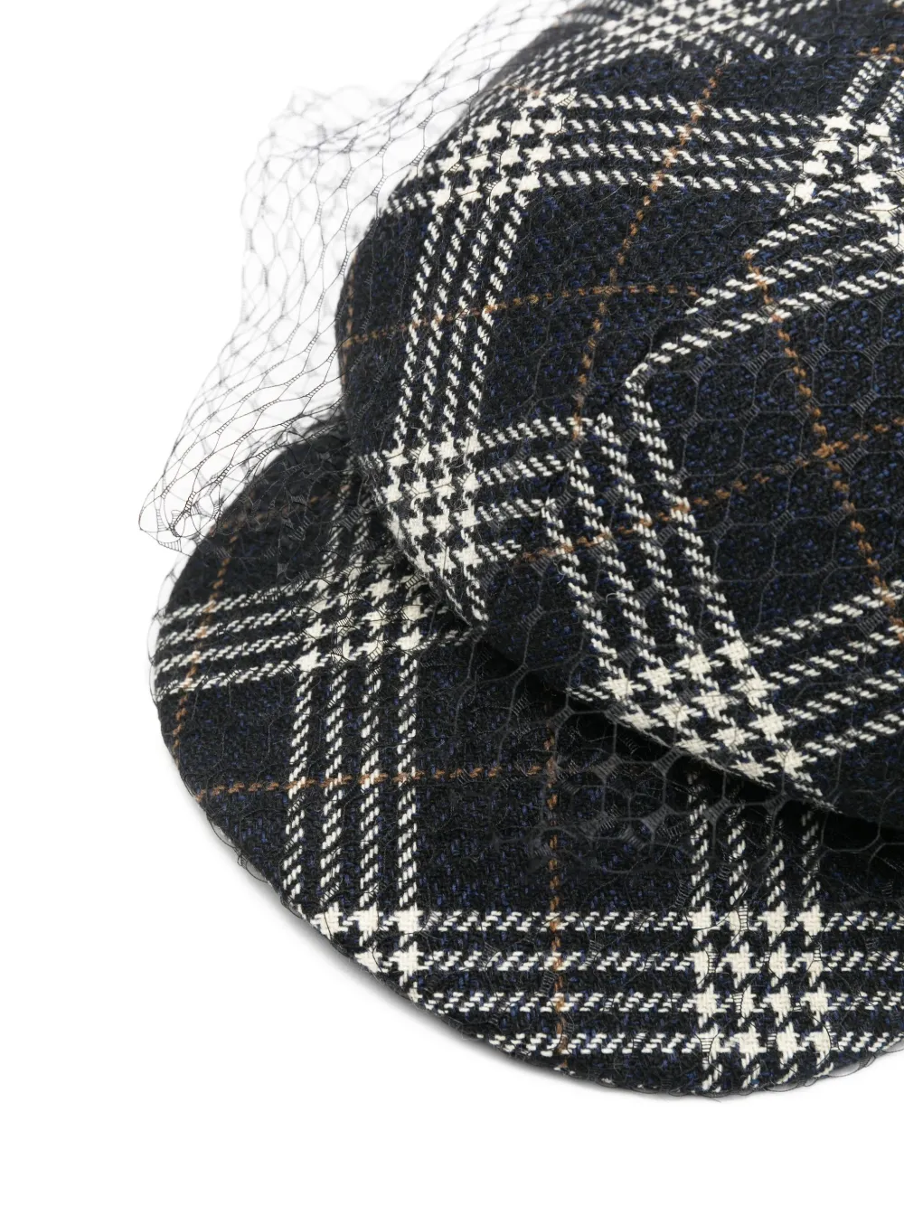 Ca4la Plaid-patterm Baseball Cap In Gray