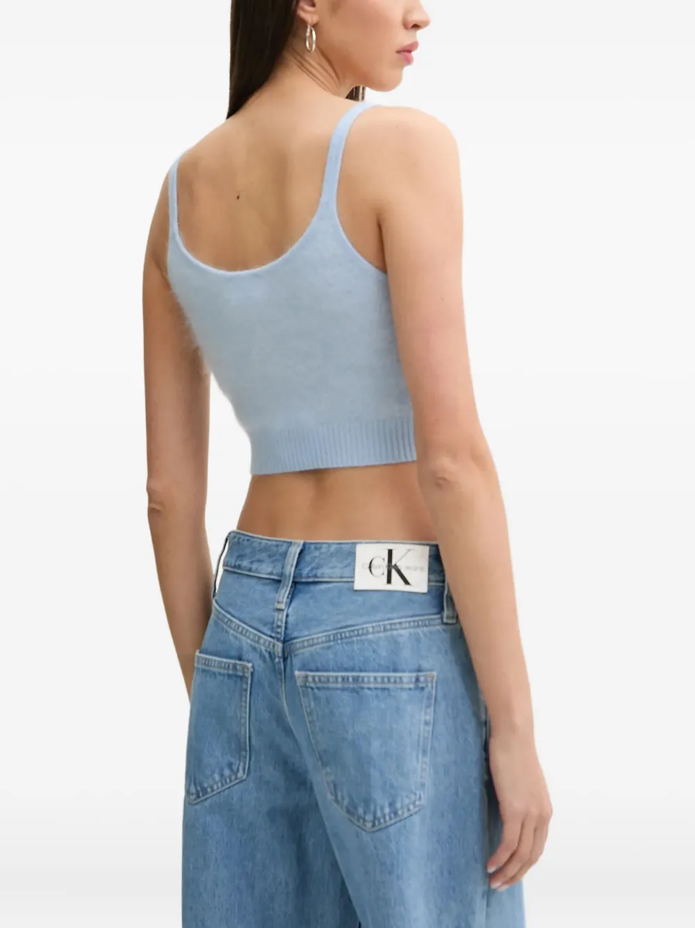 From Future Cashmere Top In Blue