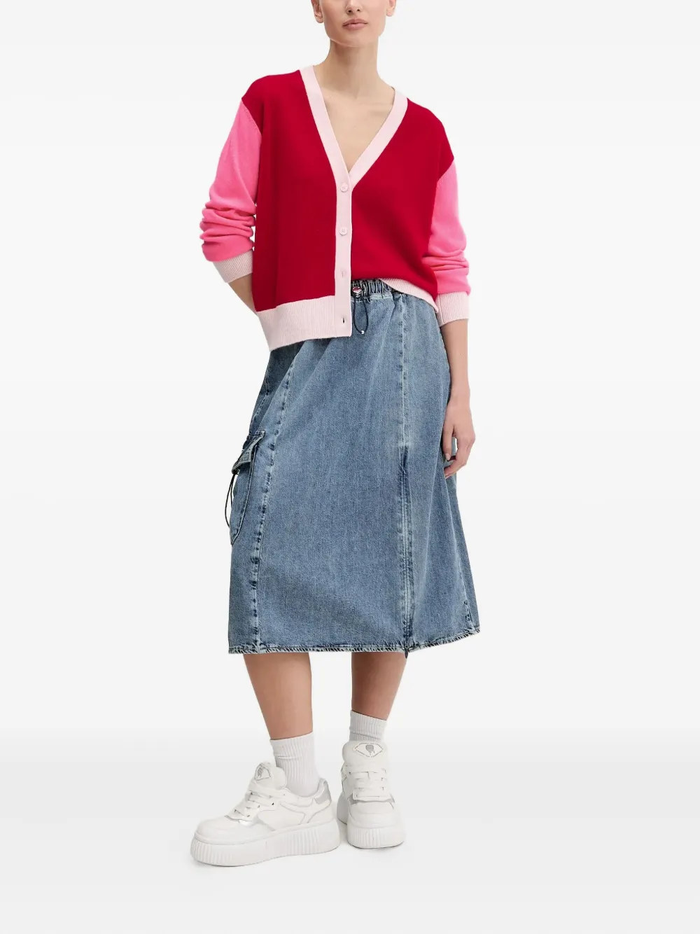 FROM FUTURE colourblock cardigan | Cardigans | Image 2