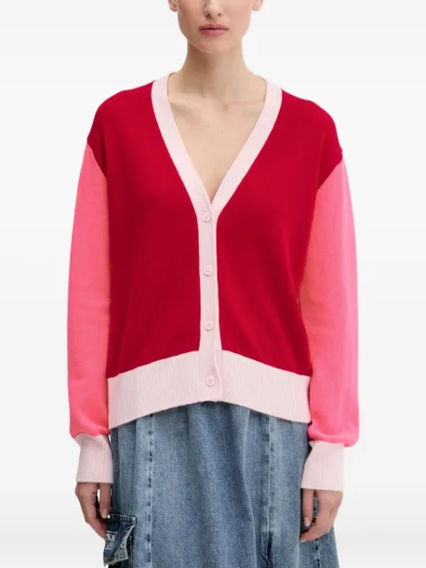 FROM FUTURE cárdigan con diseño colour block