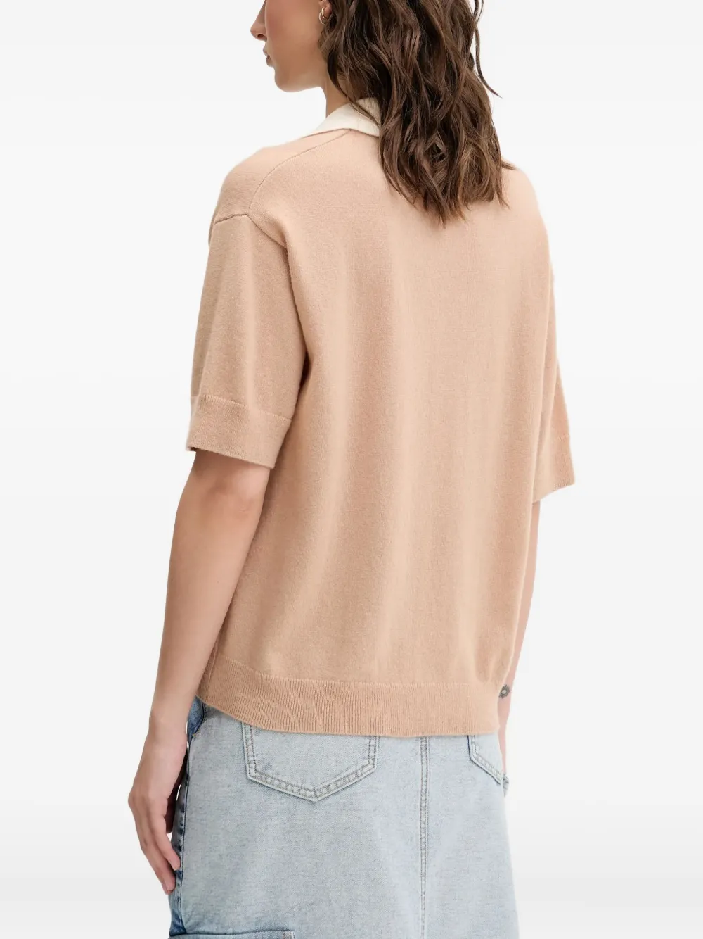 From Future Collared Sweater In Brown