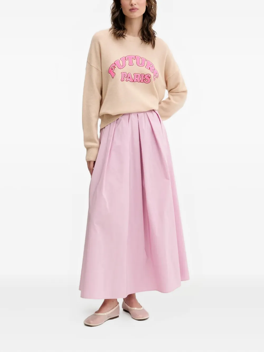 FROM FUTURE slogan-detail sweater | Knitted Sweaters | Image 2