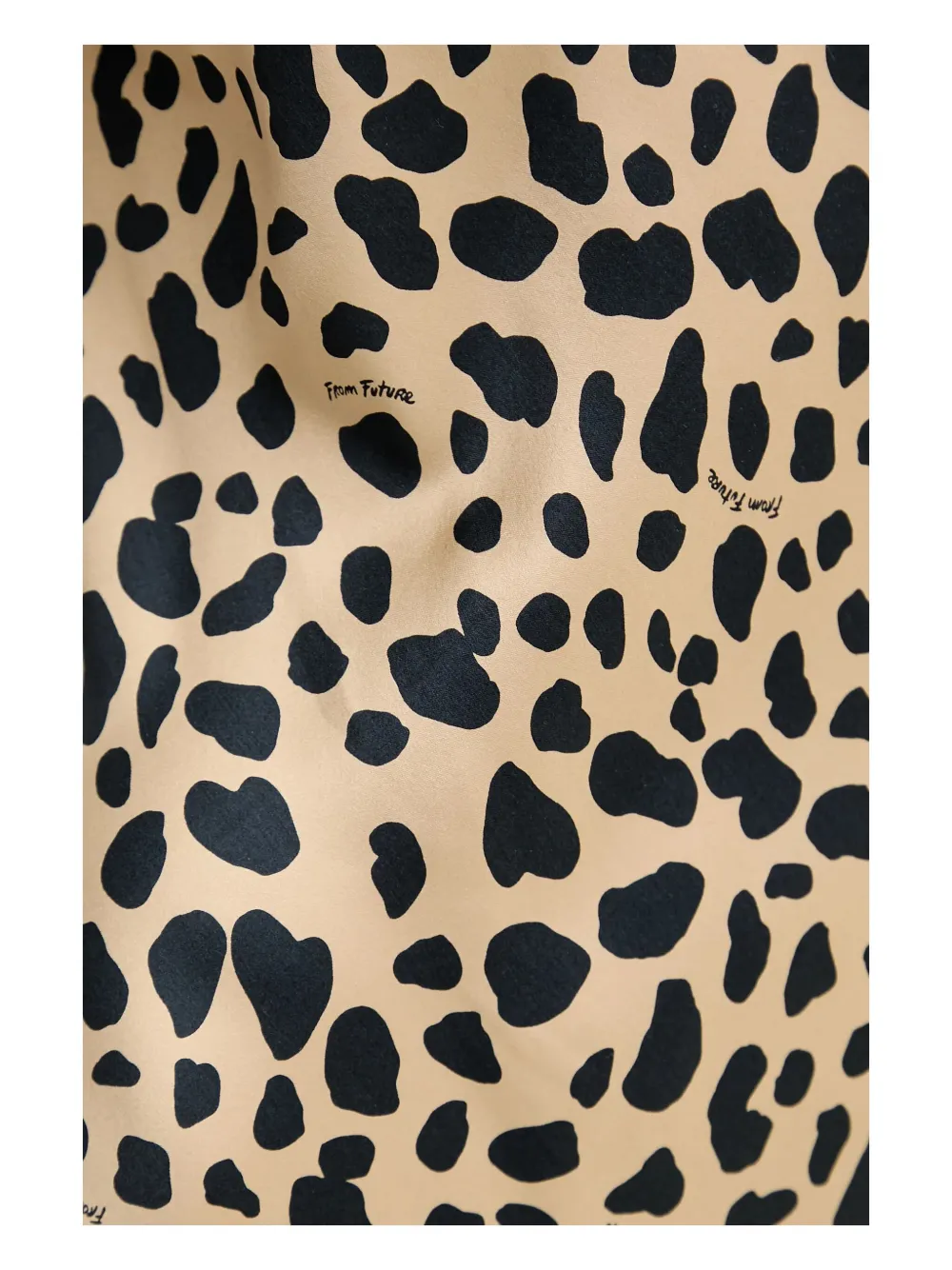 From Future Spaghetti-strap Animal-print Dress In Multi