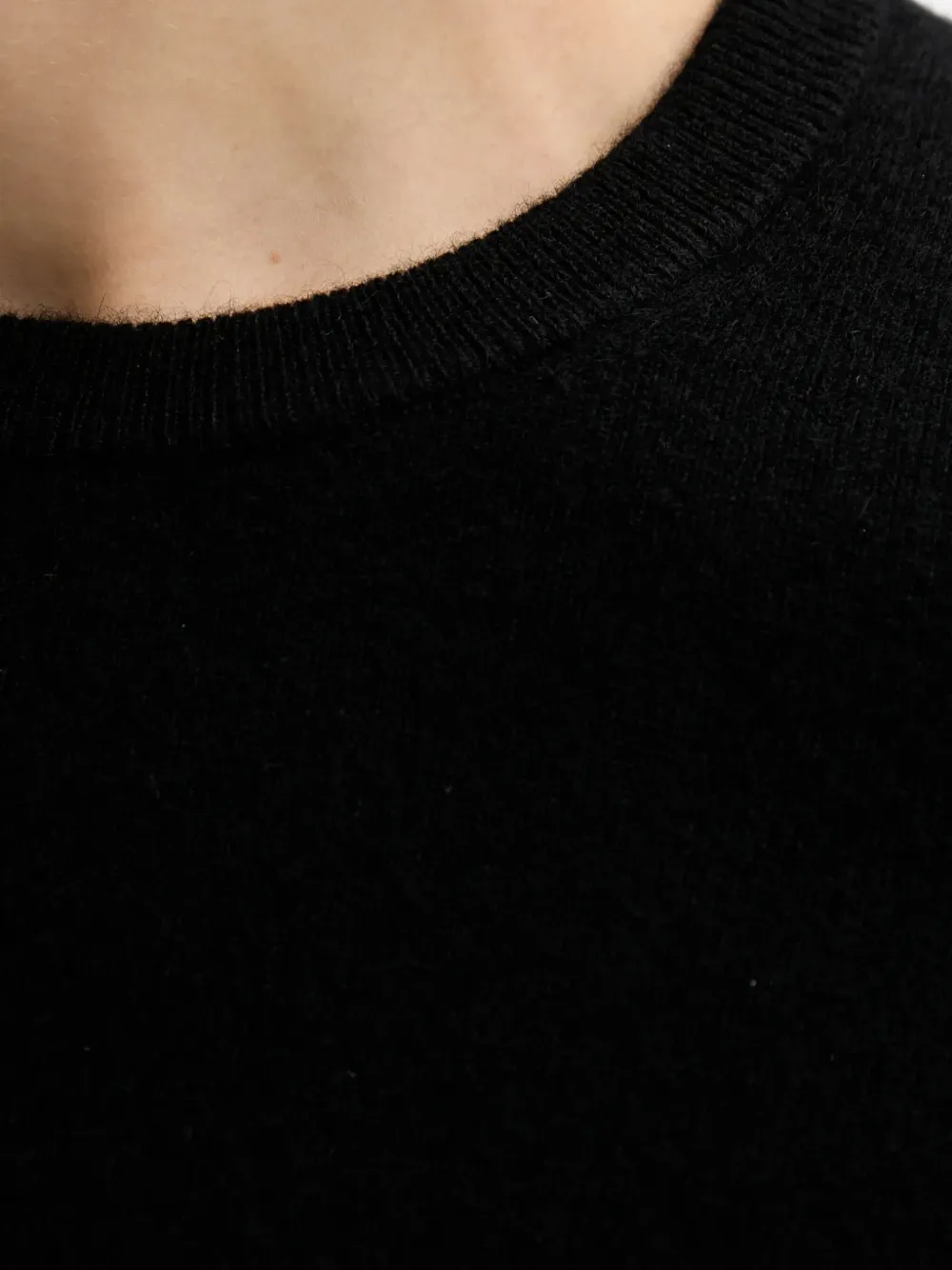 From Future Crew-neck Sweater In Black