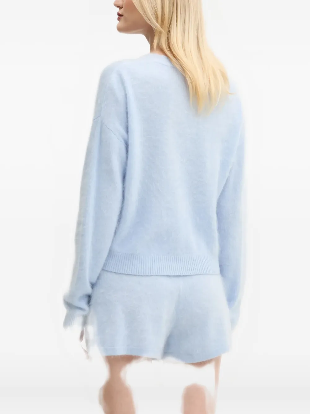 From Future V-neck Cardigan In Blue