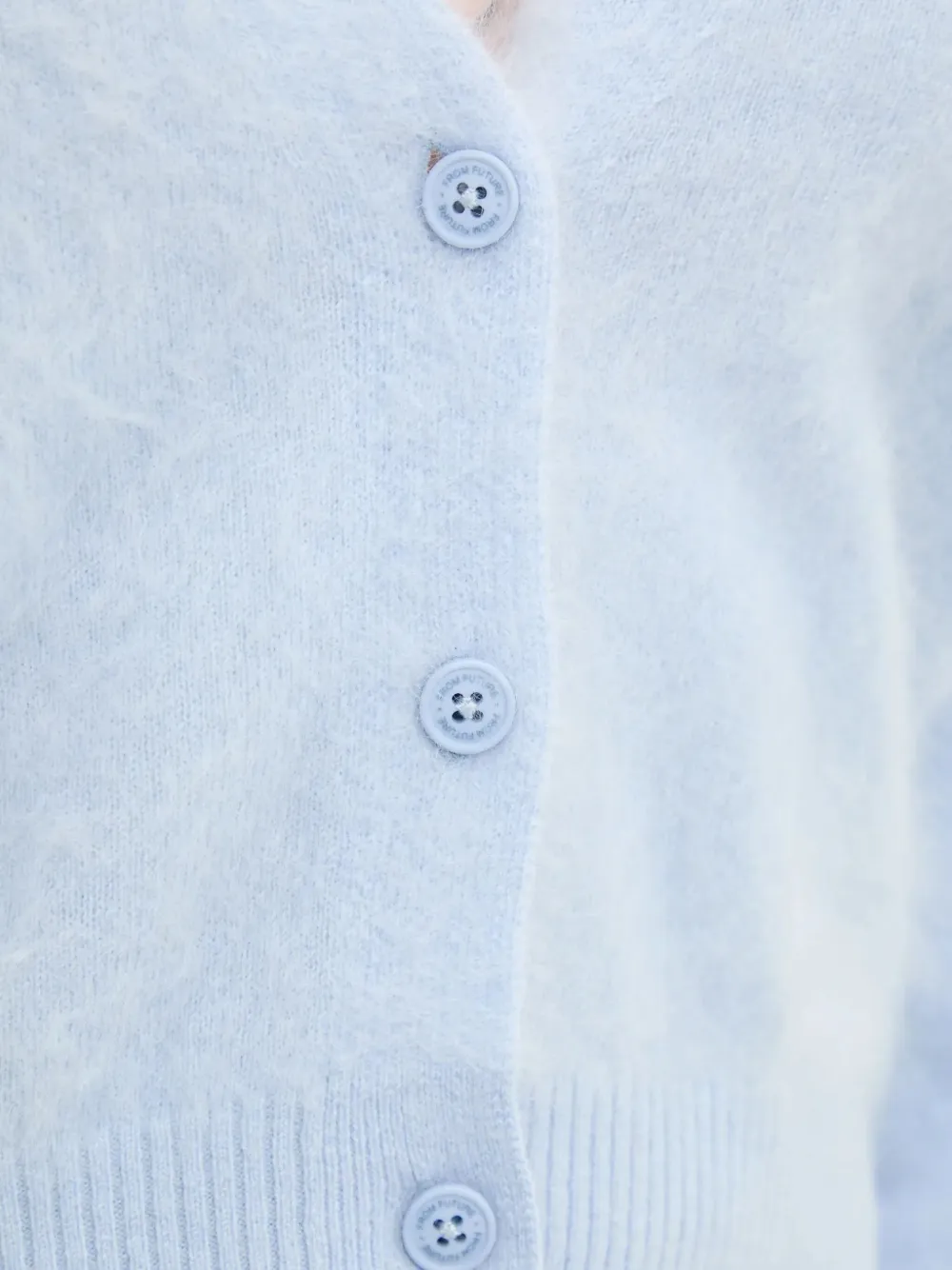 From Future V-neck Cardigan In Blue