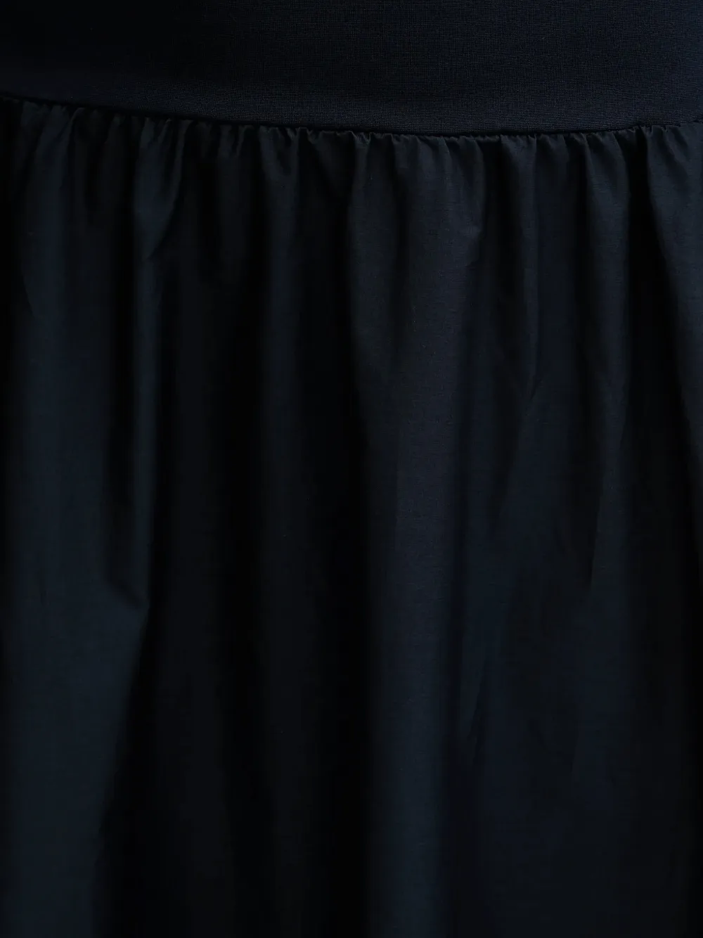 Gant Gesmockte midi-jurk met lange mouwen Blauw