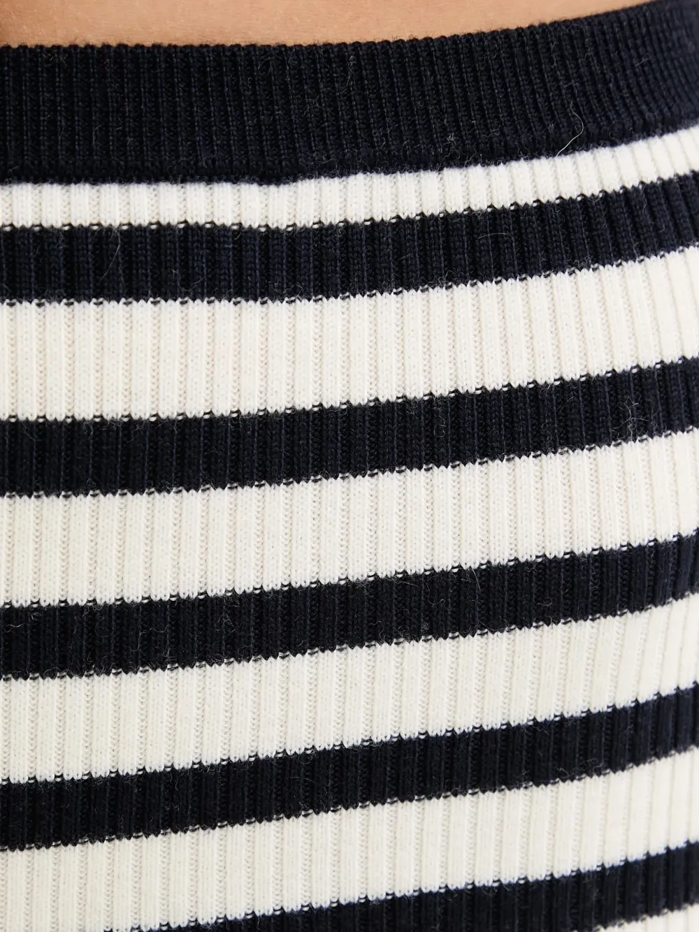 Striped Ribbed Shorts