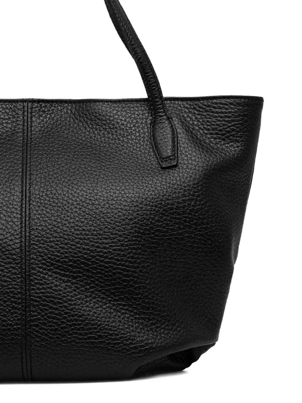 GIANNI CHIARINI Natasha leren shopper Zwart