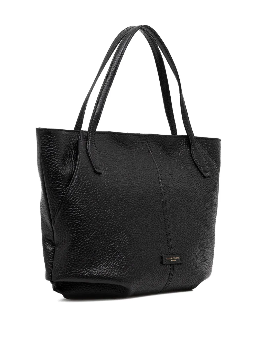 GIANNI CHIARINI Natasha leather tote bag - Zwart