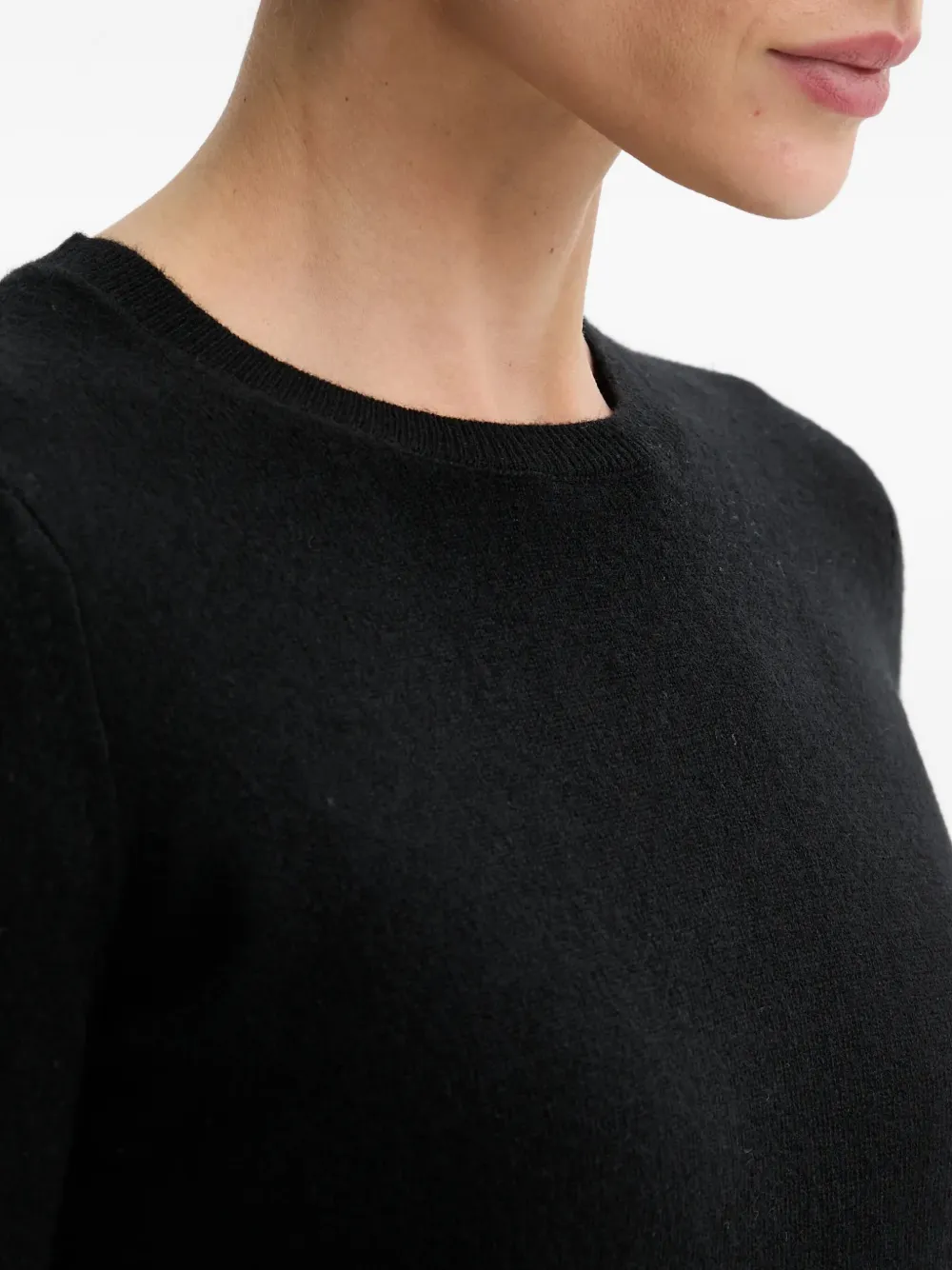 From Future Crew Neck Sweater In Black