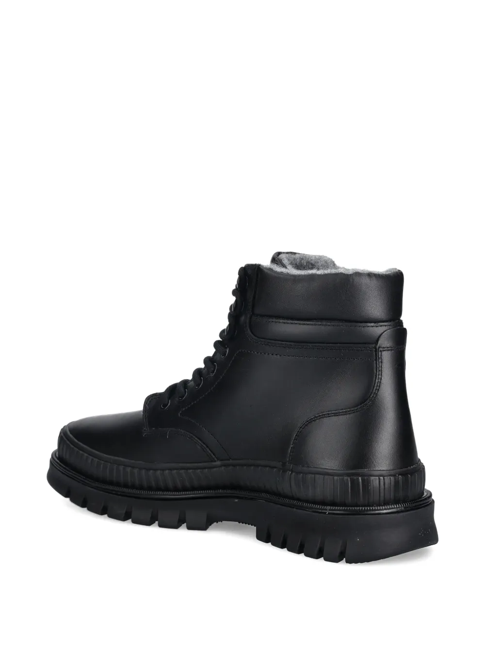 Gant Nebrada lace-up ridged boots Zwart