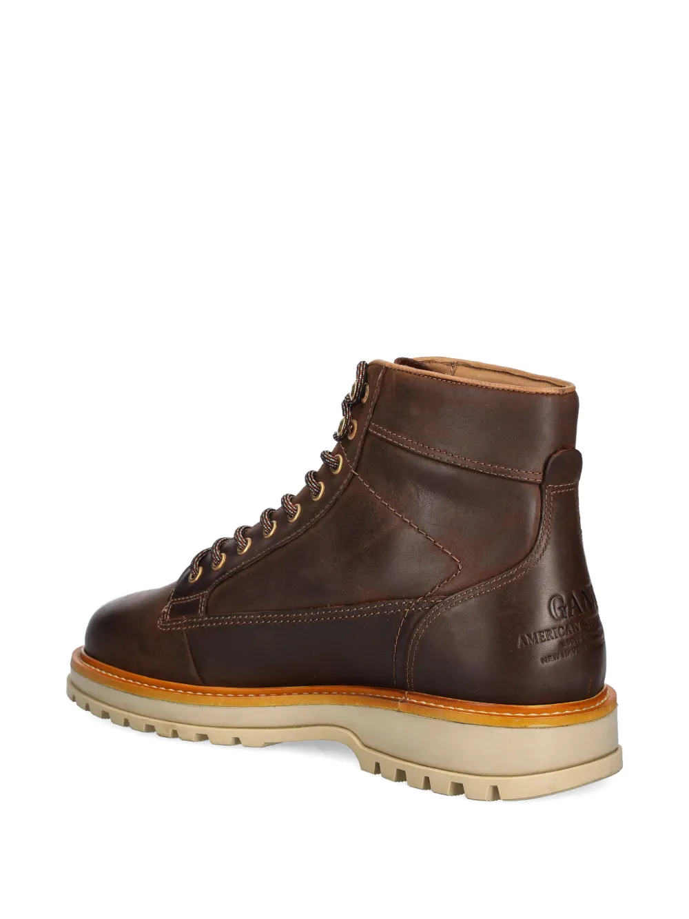 Gant Veterlaarzen met chunky zool Bruin