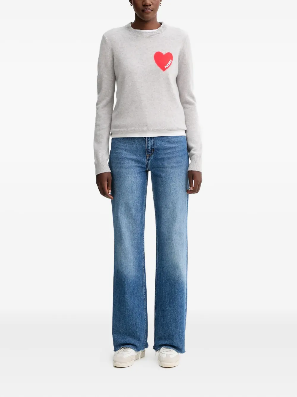 FROM FUTURE heart-detail sweater | Knitted Sweaters | Image 2