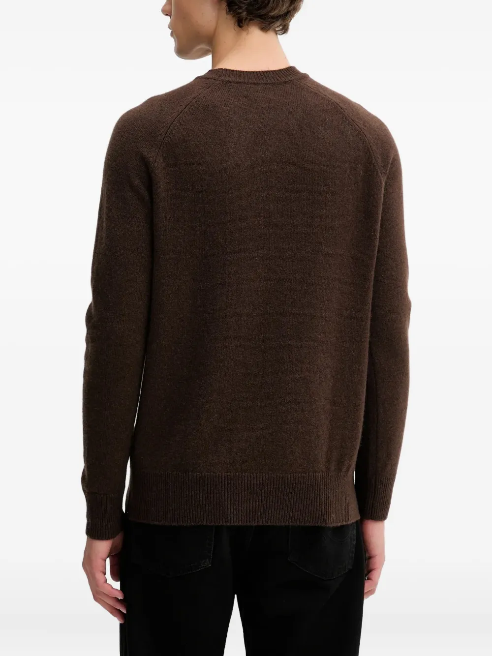 From Future Crew Neck Sweater In Brown