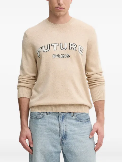 FROM FUTURE logo-graphic sweater