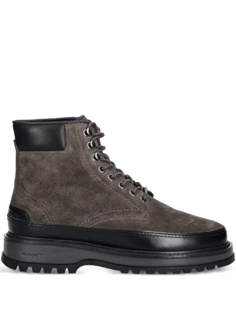Gant lace-up panelled boots