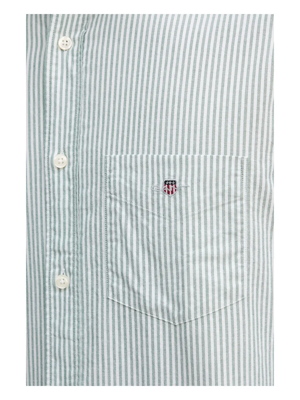 Gant chemise rayée à poche poitrine | blanc | Image 1