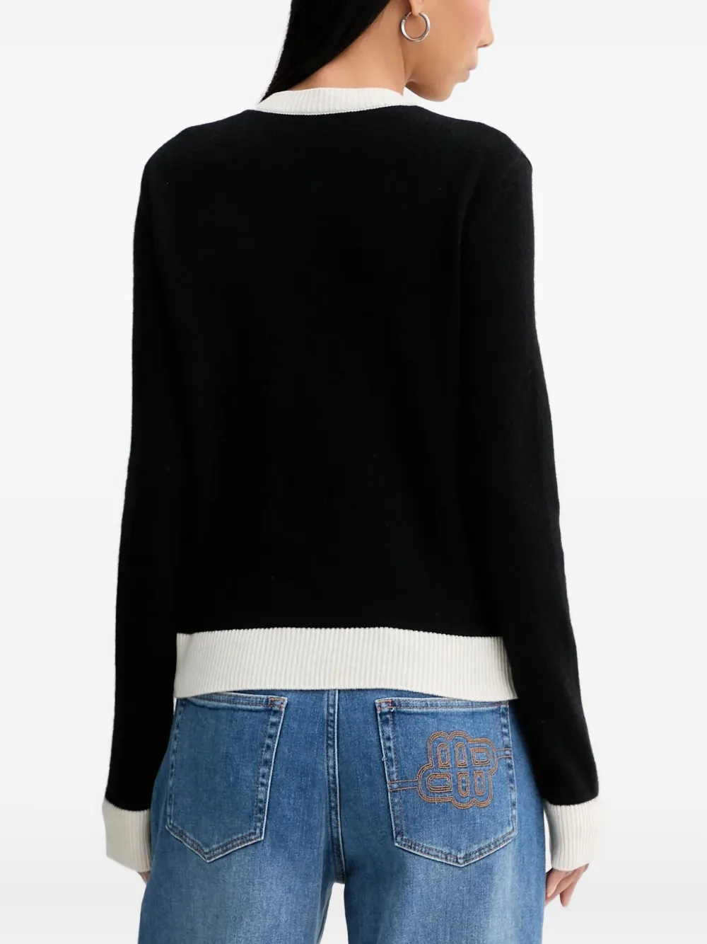  From Future Cashmere Cardigan - Black 
