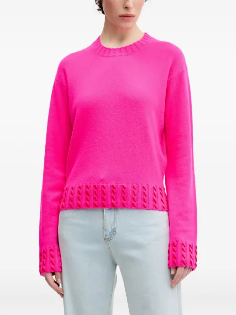 FROM FUTURE Pullover mit Rundhalsausschnitt