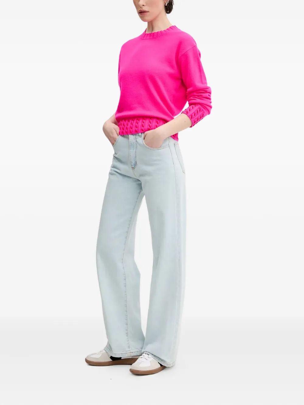 FROM FUTURE Pullover mit Rundhalsausschnitt | Pullover | Image 2