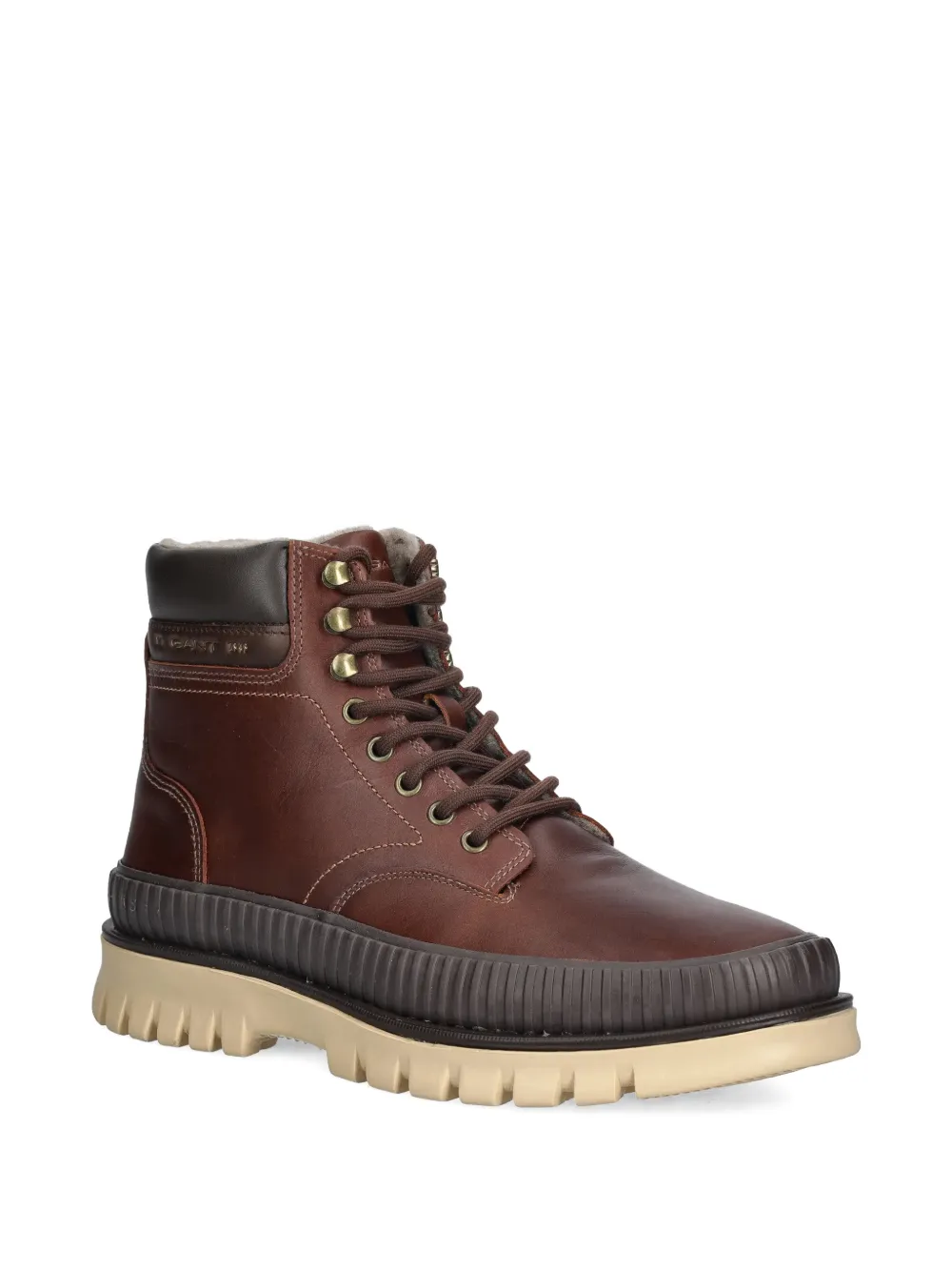 Gant lace-up lug-sole boots | Brown | Image 1