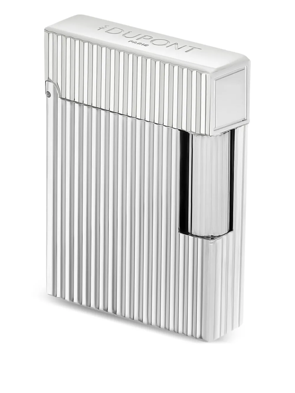 S.t. Dupont Ribbed Lighter - Silver 