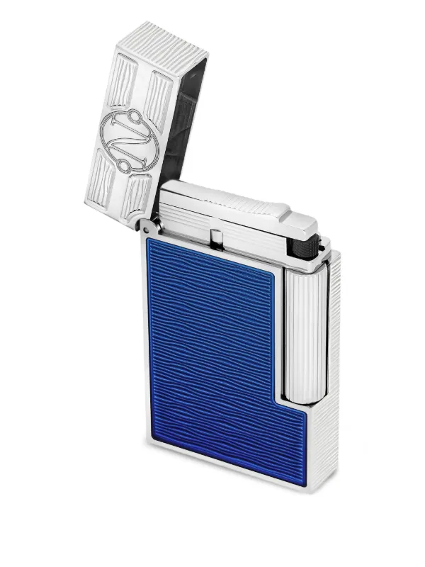 S.T. Dupont Embossed Lighter | Blue | FARFETCH ZA