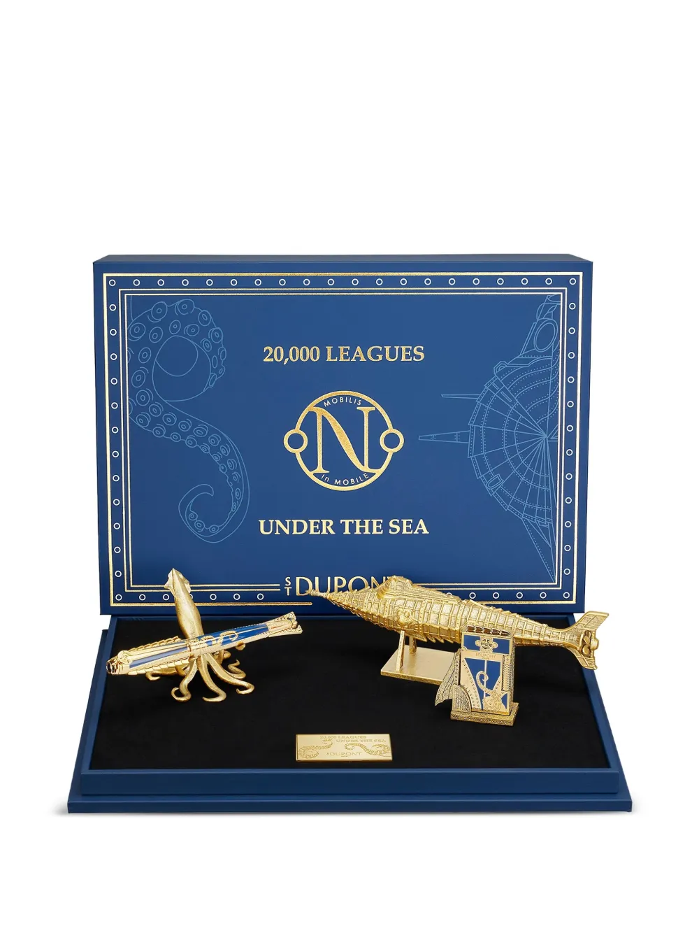 S.T. Dupont エングレーブ セット 250 x 80mm - ゴールドトーン S.T. Dupont エングレーブ セット 250 x 80mm - ゴールドトーン