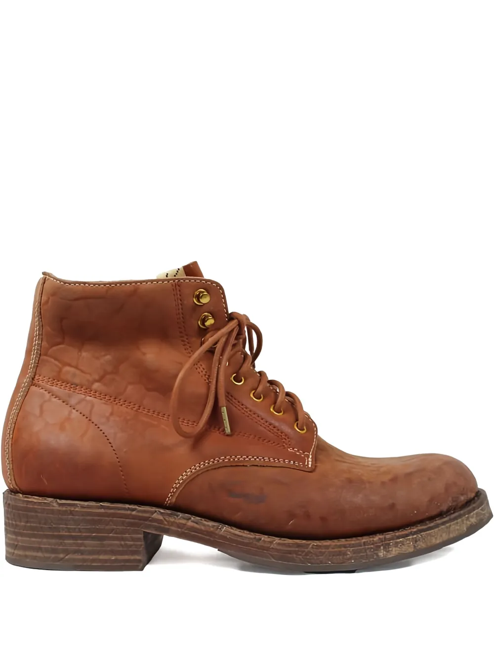 visvim lace-up leather boots | Braun | Image 1