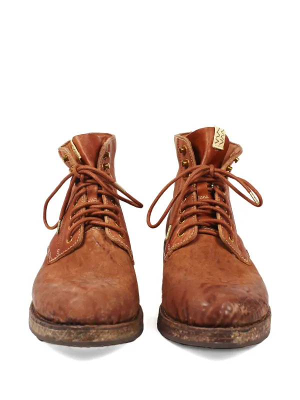 Visvim lace-up Leather Boots | Brown | FARFETCH