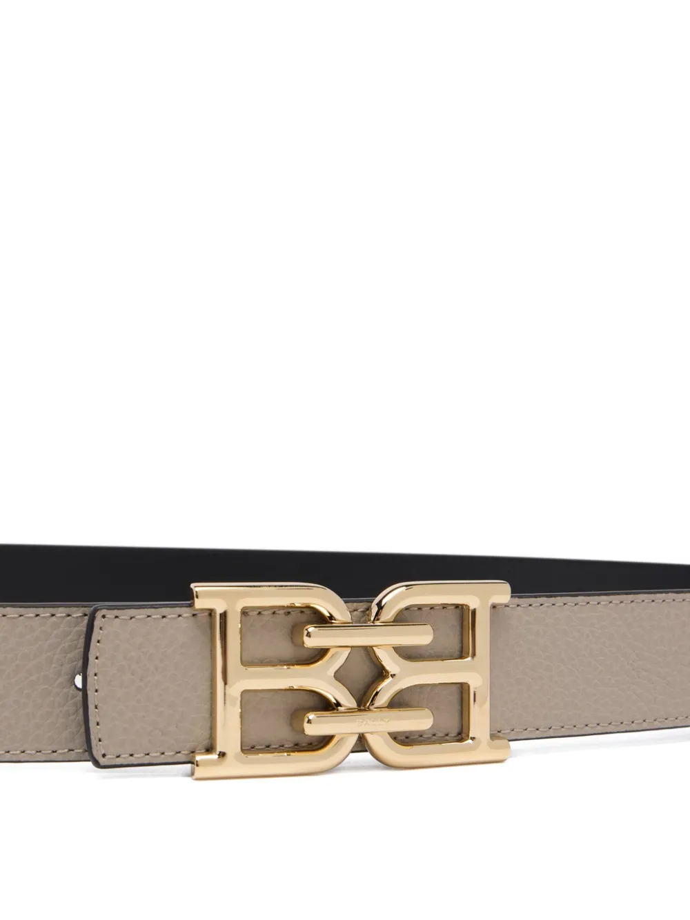Bally Grained Leather Belt In Brown