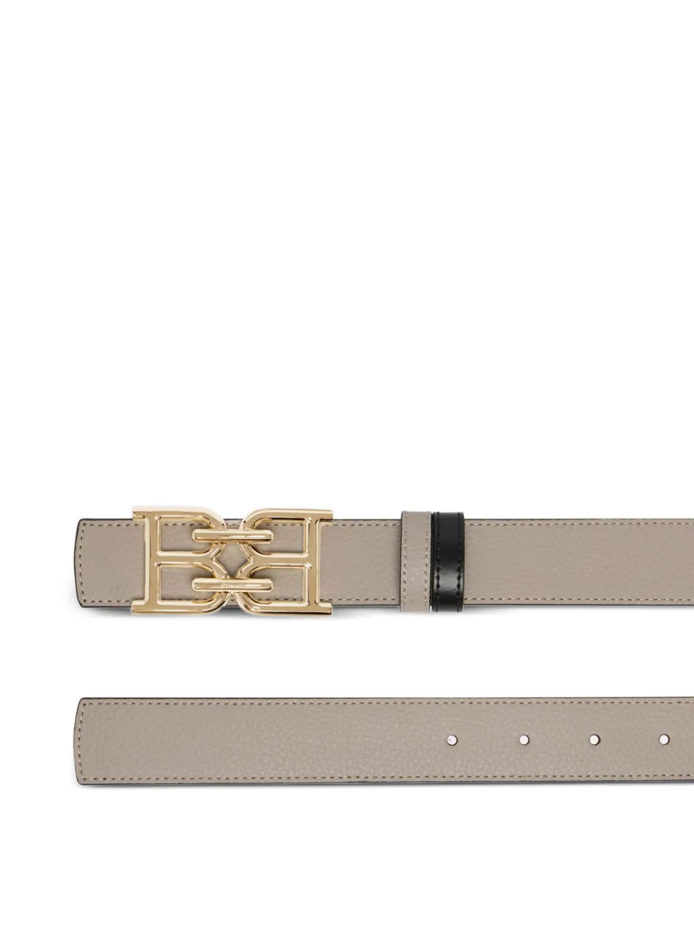 Bally Grained Leather Belt In Brown