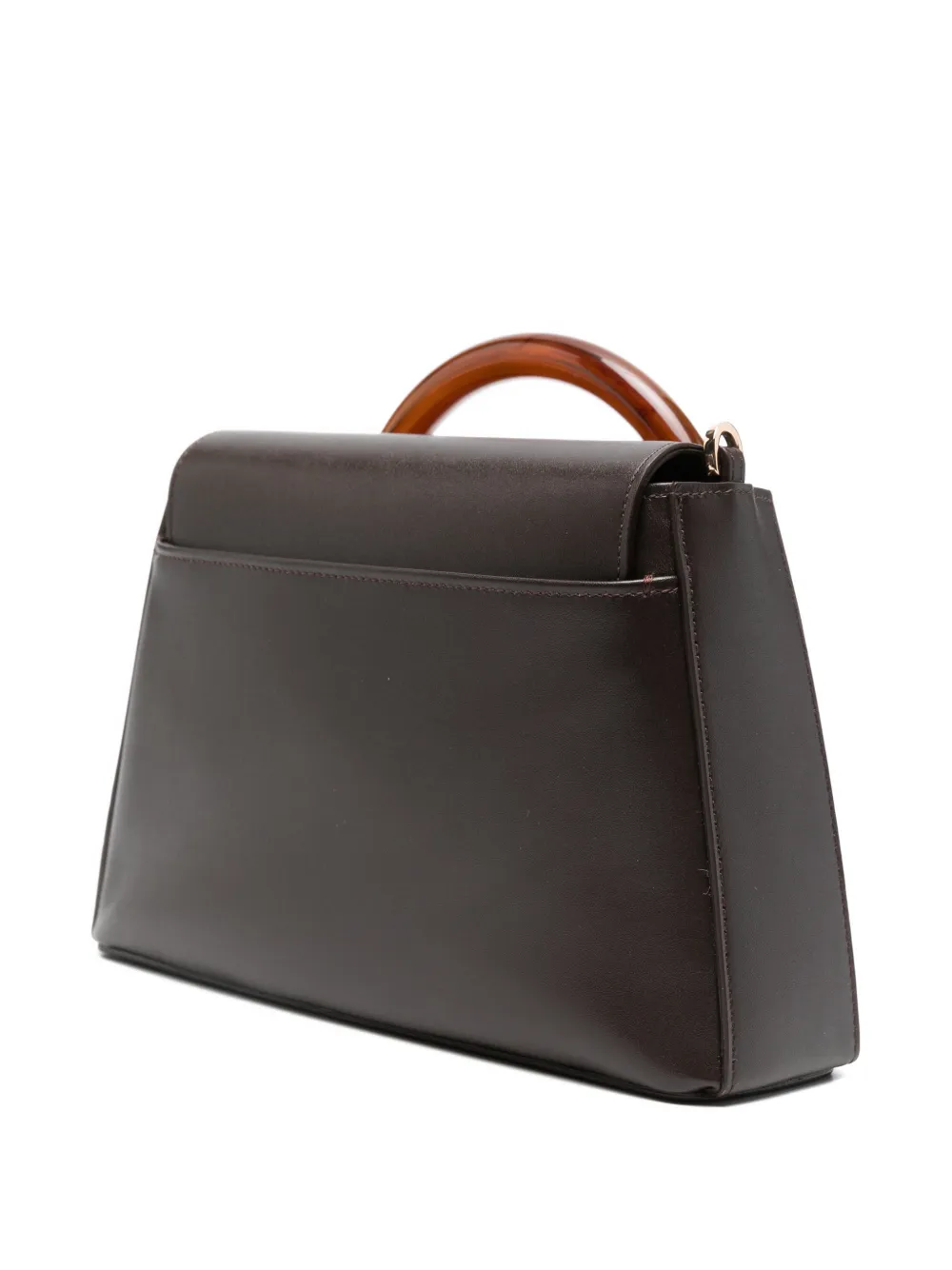 Ni.do Bollicina Round-handle Tote Bag In Brown