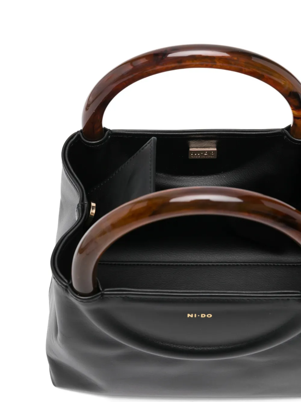Ni.do Mini Bolla Tote Bag In Black