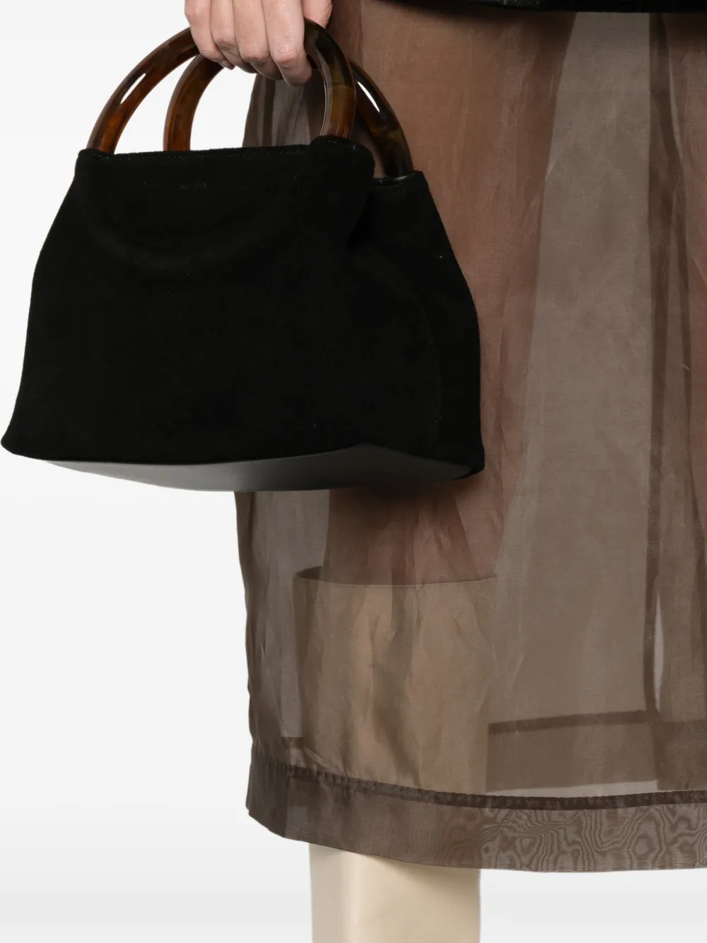Ni.do Mini Bolla Tote Bag In Black
