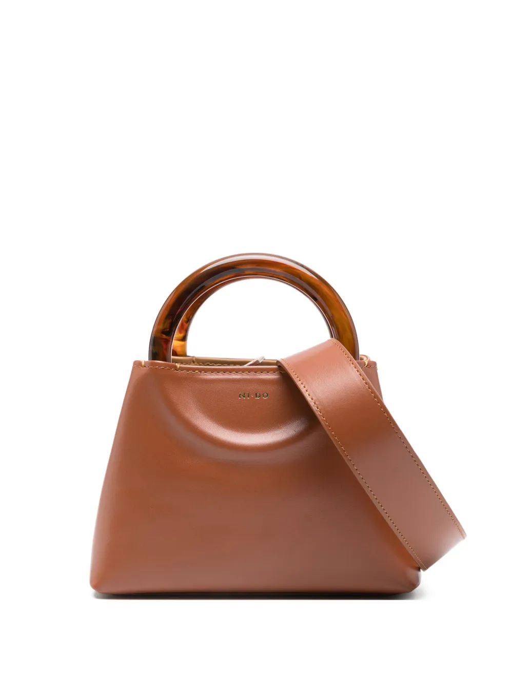 Ni.do Micro Bolla Tote Bag In Brown