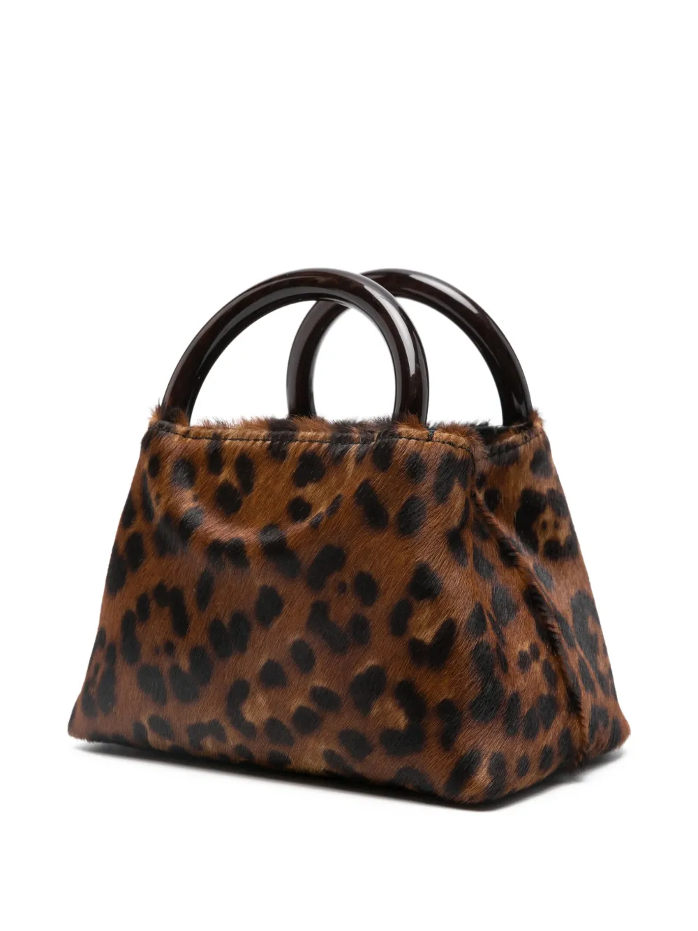 Ni.do Micro Bolla Round-handle Tote Bag In Brown