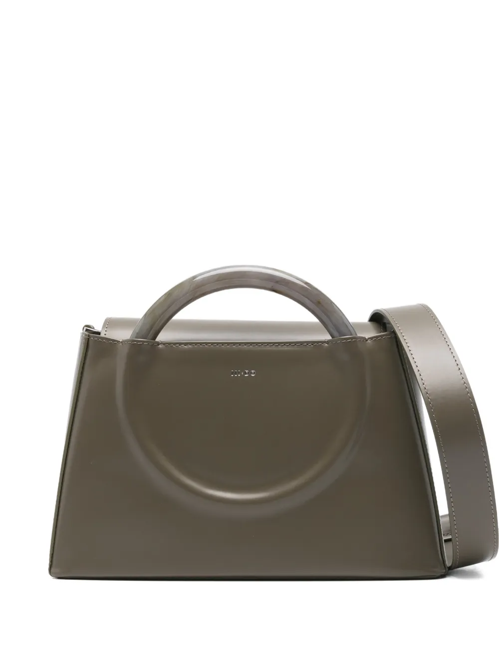 Ni.do Bollicina Round-handle Tote Bag In Green