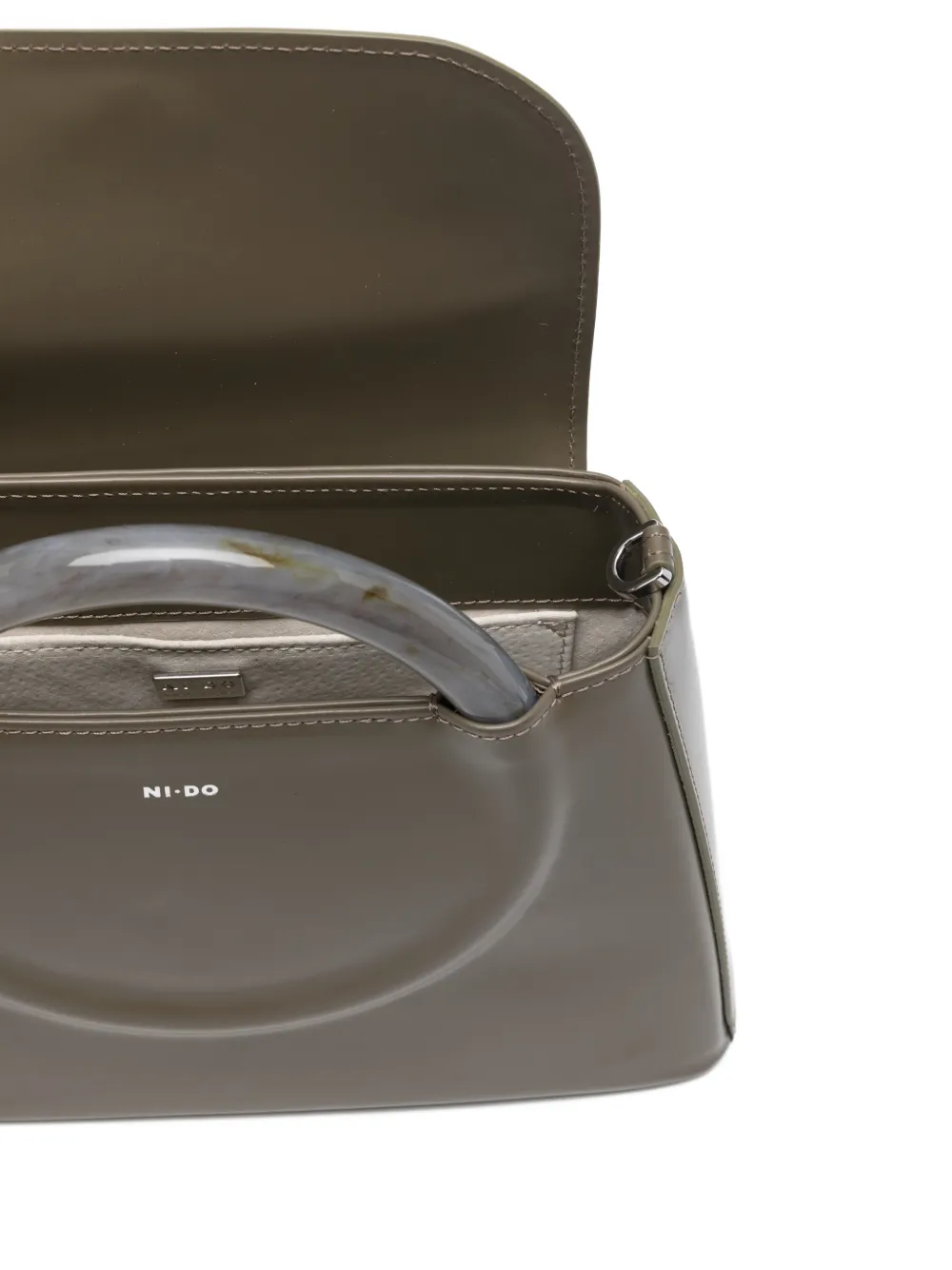 Ni.do Bollicina Round-handle Tote Bag In Green