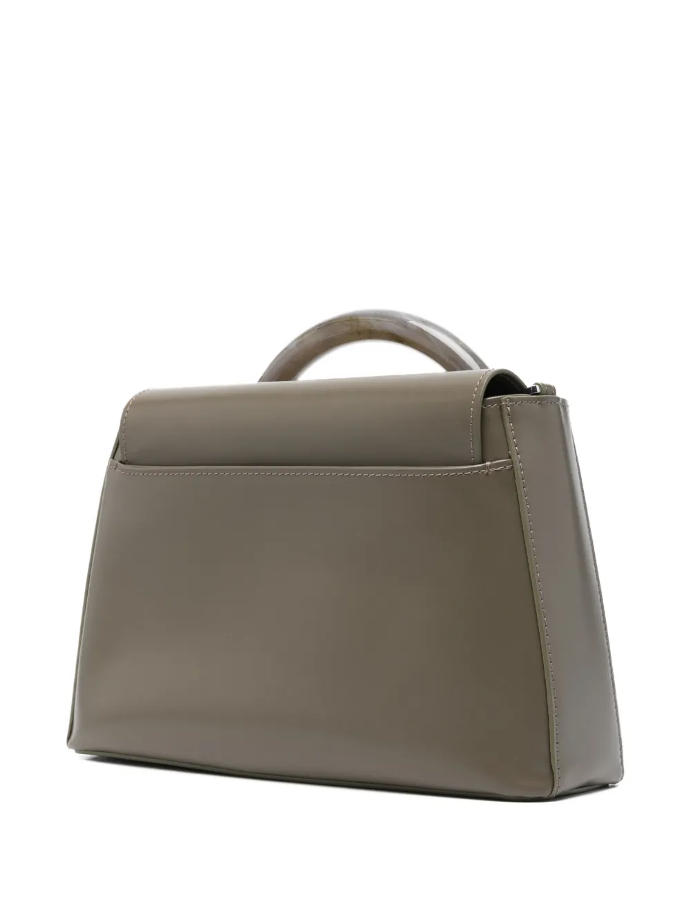 Ni.do Bollicina Round-handle Tote Bag In Green