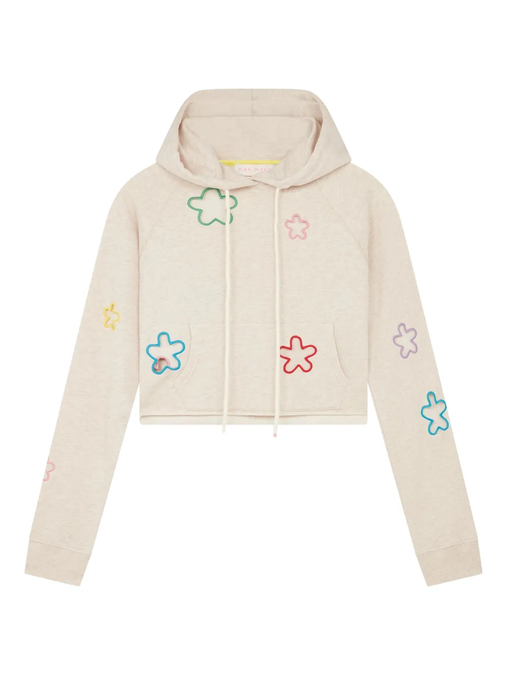 Mira Mikati Flower-embellishment Hoodie In Multi