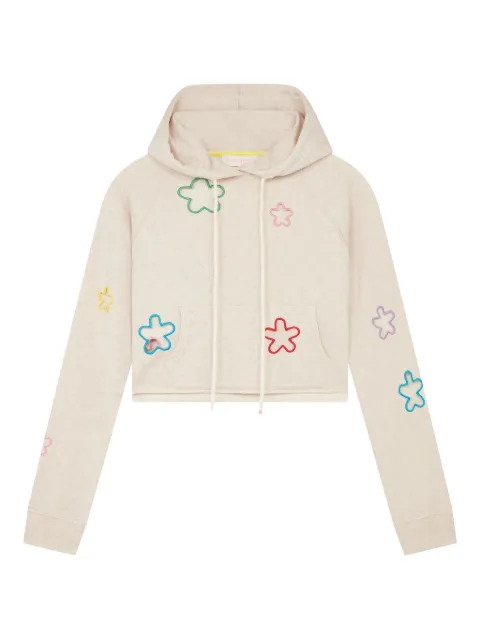 Mira Mikati hoodie con detalles florales