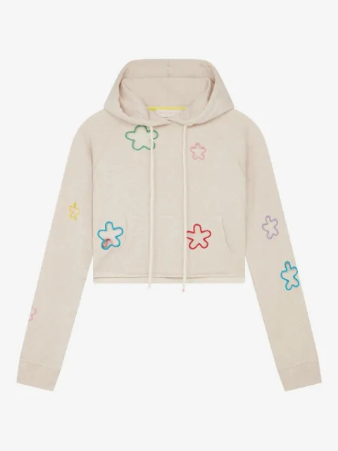 Mira Mikati hoodie con detalles florales
