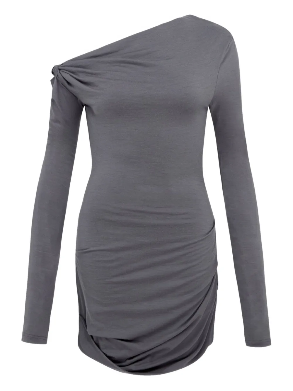 Paris Georgia Manahou Twist Mini Dress In Gray