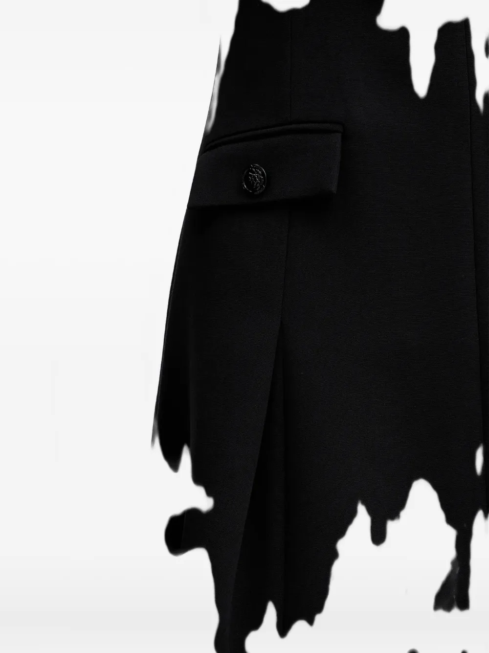 Guess Usa V-neck Mini Dress In Black