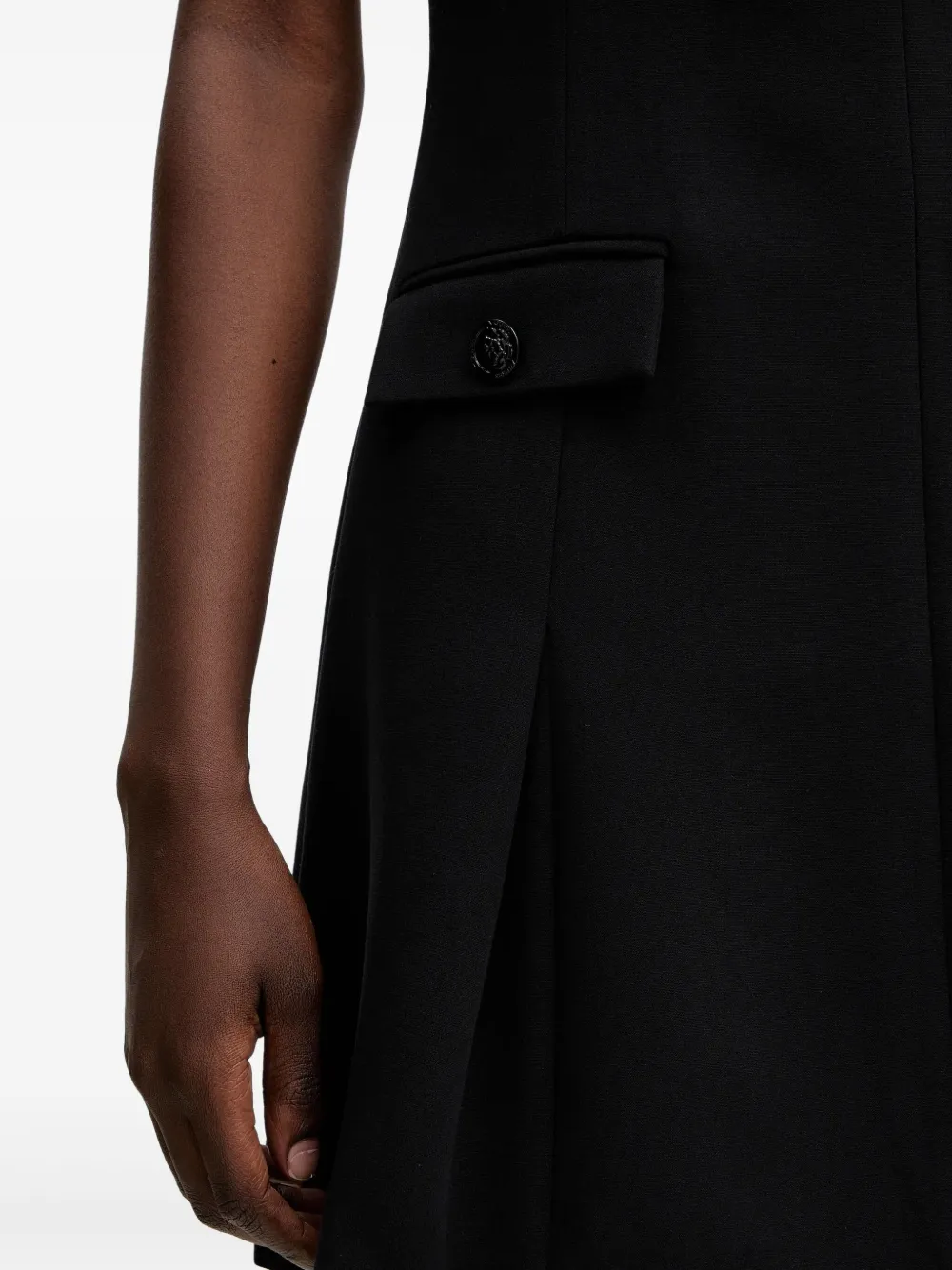 GUESS USA Mini-jurk met V-hals Zwart