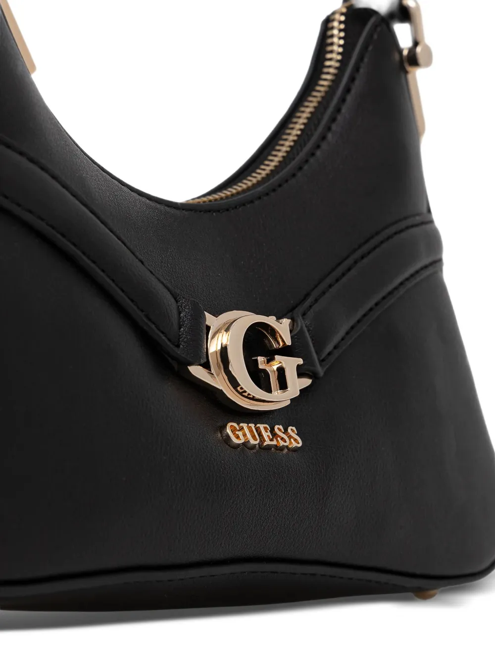 GUESS USA Dea schoudertas met logoplakkaat Zwart